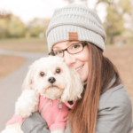 Kimberly Dyonne, woman, dog