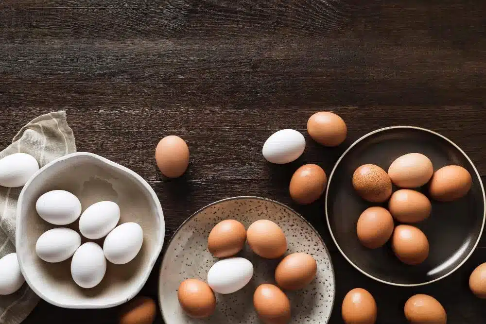 Brown eggs vs white eggs, boiled vs scrambled eggs