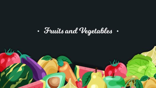 fruits and vegetable, nutrients