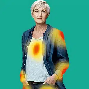 Pain spots in woman, understanding osteoporosis