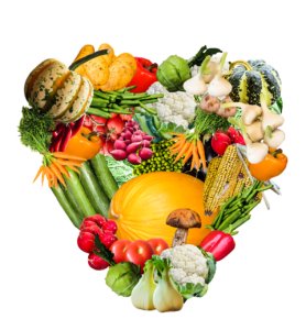heart, vegetables, nutrients, nutrients in fruits and vegetables