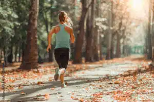 Healthy Living, Active lifestyle, Woman running