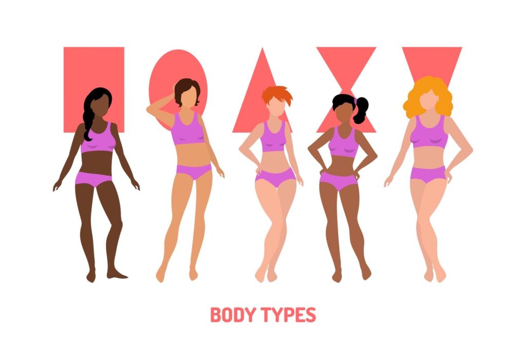 three body types women 