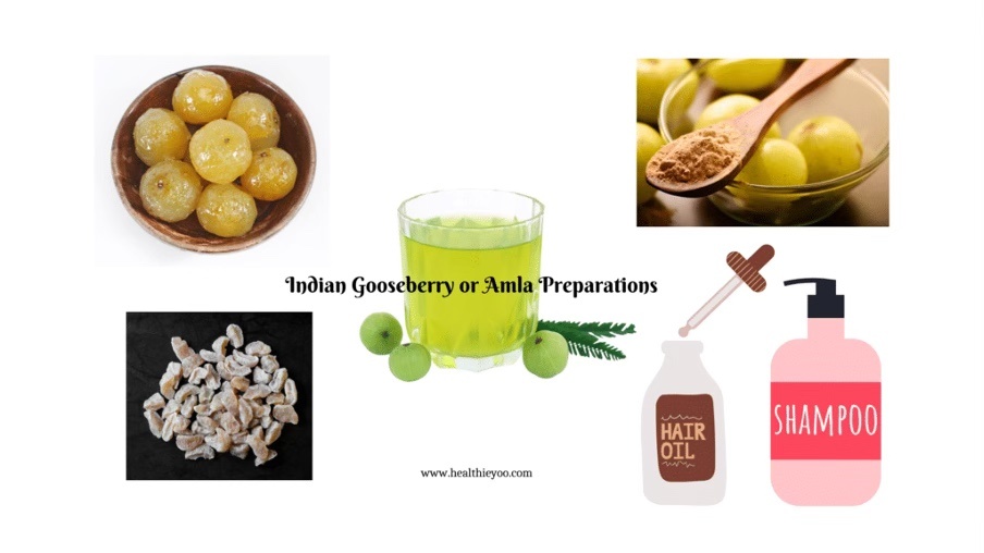 Amla fruit superfood preparations, Emblica officinalis, health benefits