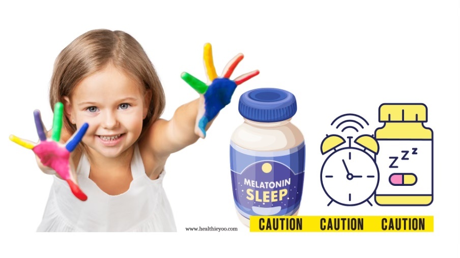 Melatonin for kids, caution, Is melatonin safe for kids as a sleeping pill
