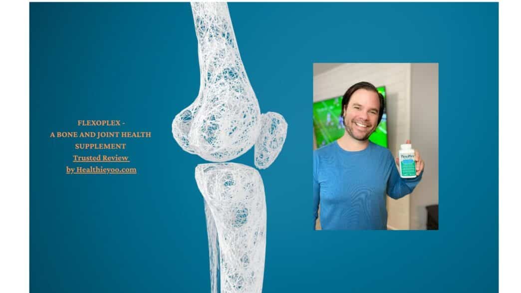 Man showing Flexoplex, bone and joint health supplement, flexoplex reviews