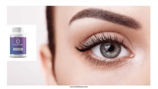 Ocuvital ingredients and woman's eye in ocuvital reviews