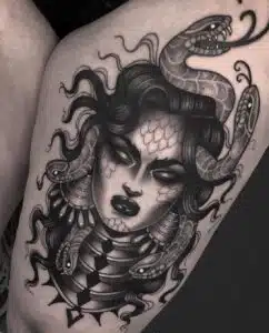 Medusa tattoo, meaning, side effects, medusa