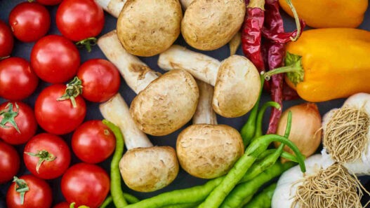 vegetables -potatoes, tomatoes, green chillies, red chillies, bell peppers, nutrition in addiction recovery