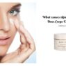 Woman applying crepe erase cream, Crepe erase reviews