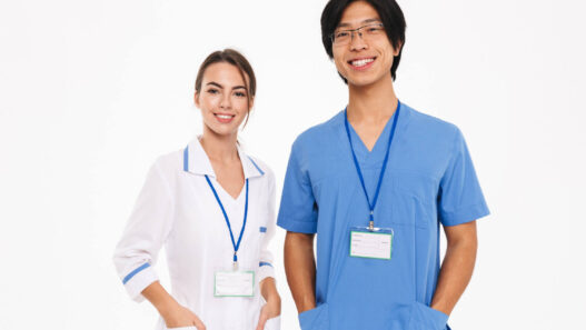 nursing students - male female, holistic health and wellness