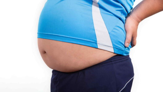 man with bloated stomach, reverse metabolic syndrome