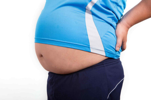 man with bloated stomach, reverse metabolic syndrome