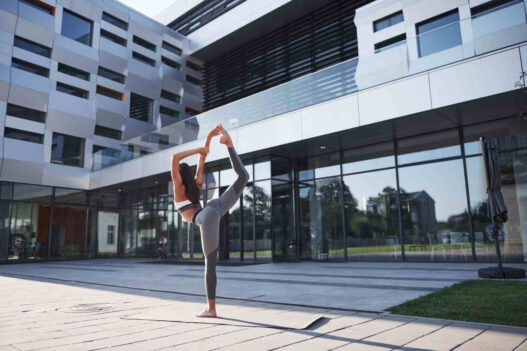 woman exercising in front of a medical weight loss centres
