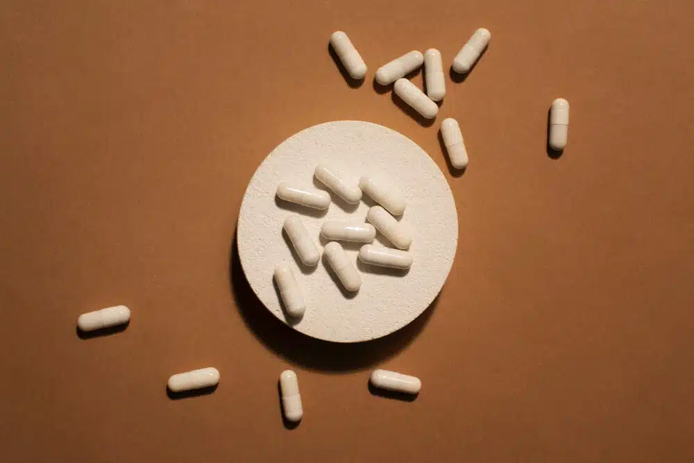 Capsules in blog on best supplements for digestive health