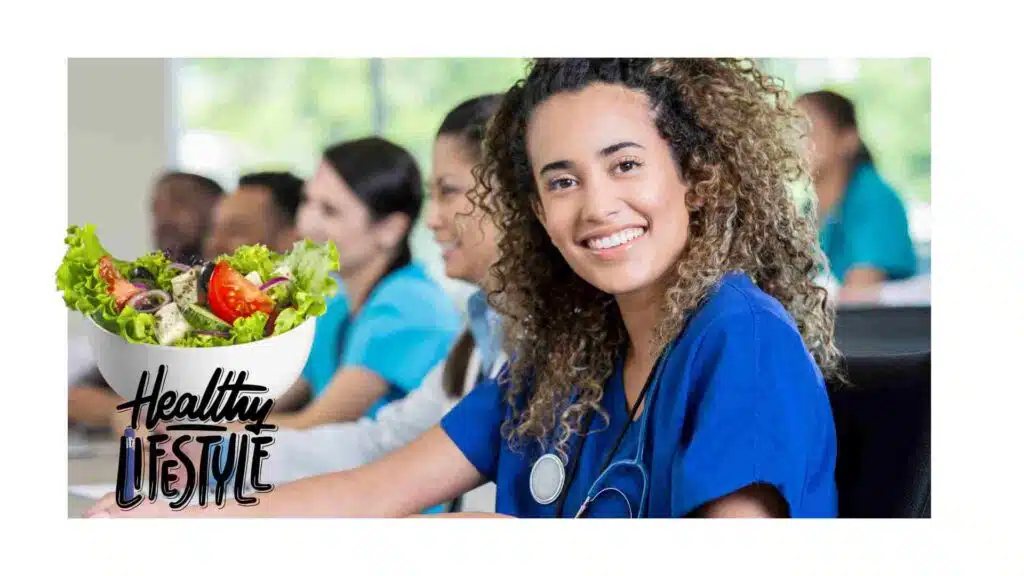 healthy lifestyle, medical students, salad bowl, MD degree