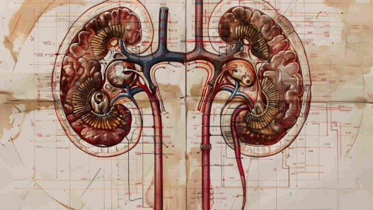 diagram of two kidneys, herbs for kidney health, top herbs for kidney health