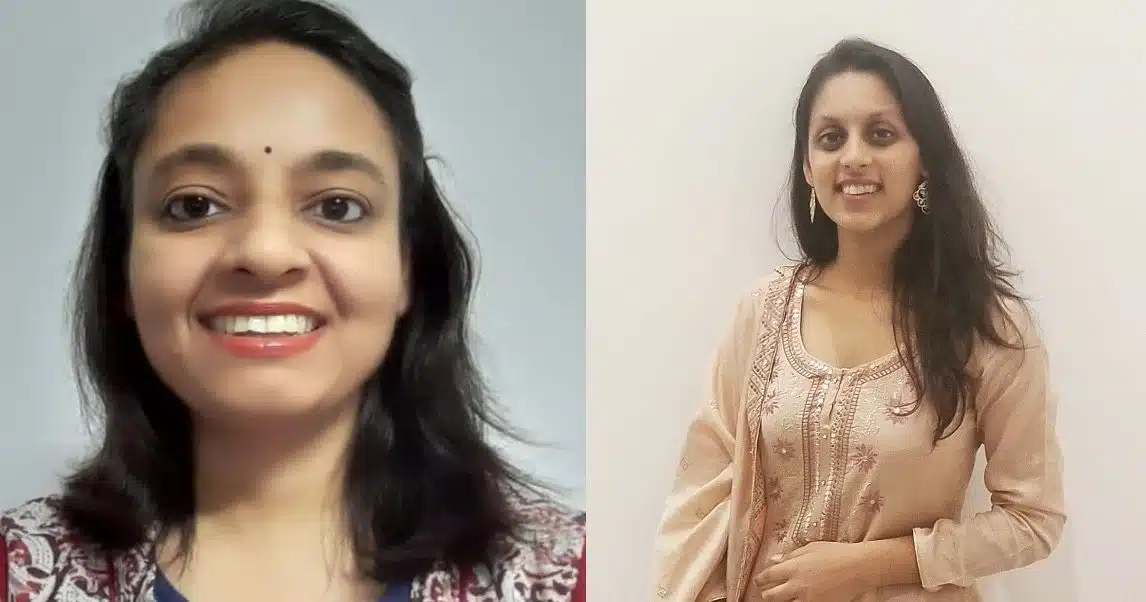 Dietitians Anuradha Sharma, Palak Jain, Healthieyoo author