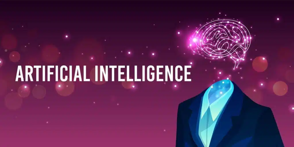 Artificial intelligence, mans head as brain, real dangers of AI